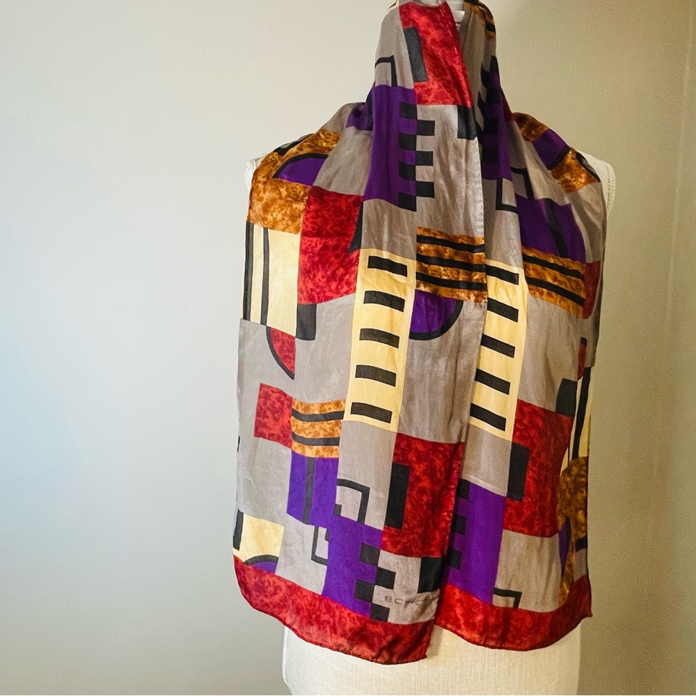 ECHO Multicolor Silk Scarf